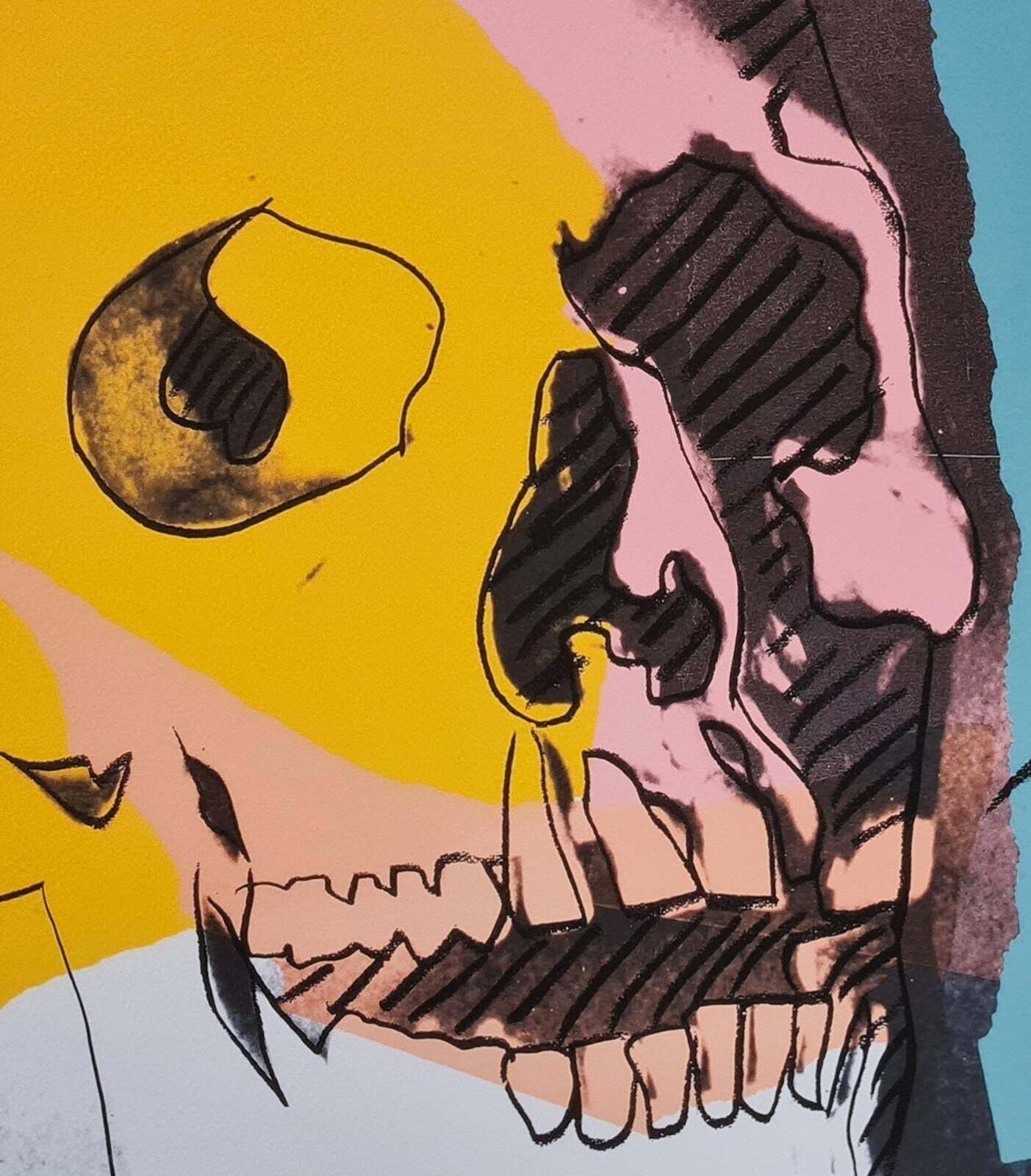After Andy Warhol, Teschio, 1980s, Lithograph Reproduction Print photo buy