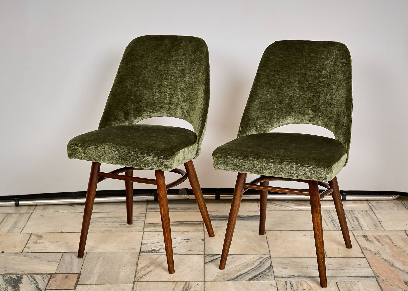 Set Of Four Chairs Designed By Radomir Hoffman, Ton Czechoslovakia, 1960s. photo 620.0