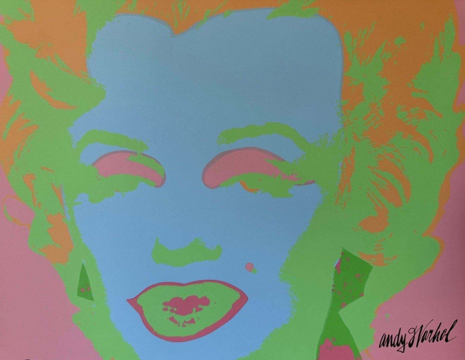 1986 Carnegie Museum Of Art After Andy Warhol "Light Blue   Hand Numbered" Lithograph photo 1097.0