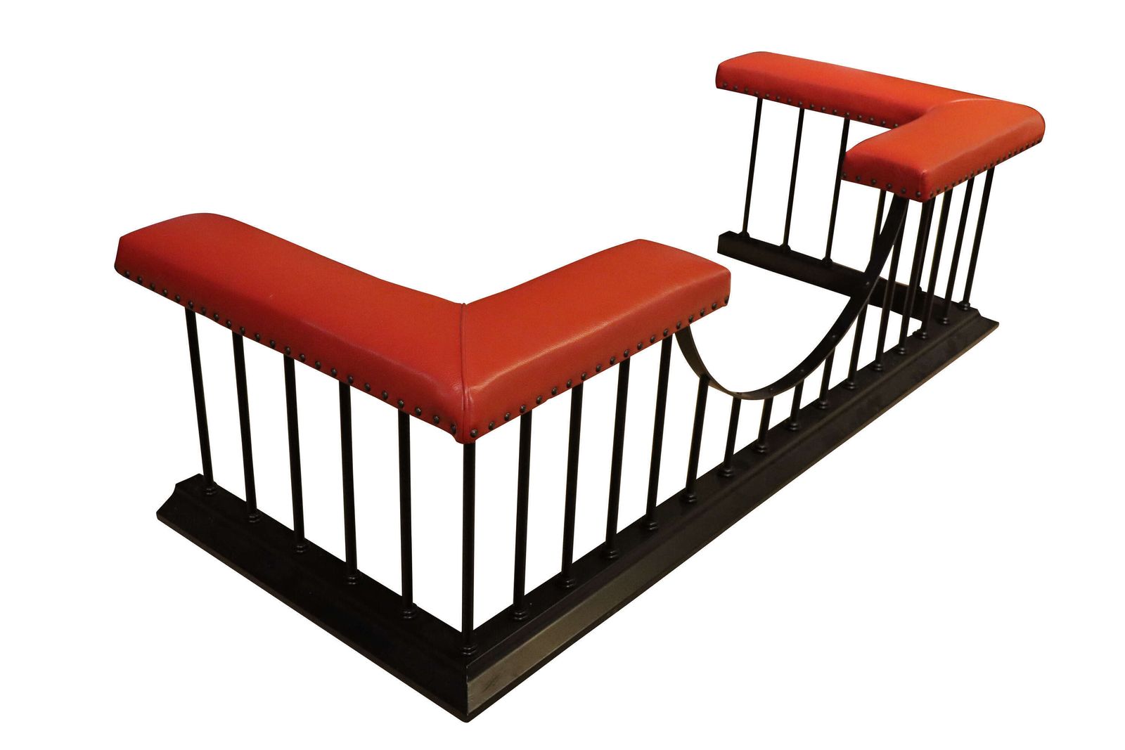 Large Club Fender With Faux Leather Seating photo furniture