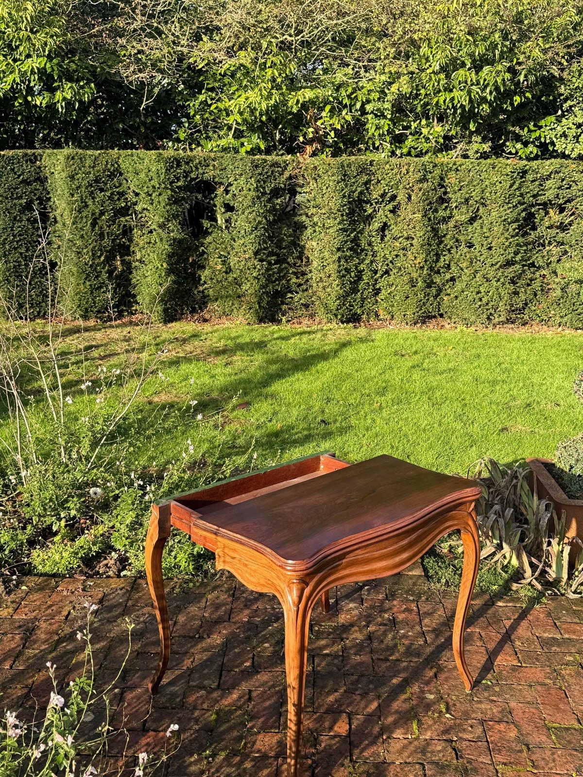 photo furniture Antique French Rosewood Games Table Circa 1860