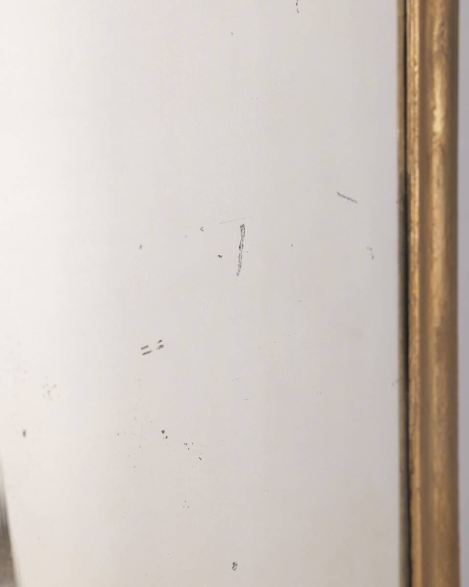 Early 20th Century Golden Wooden Wall Mirror Decorated In Baroque Style photo 858.0