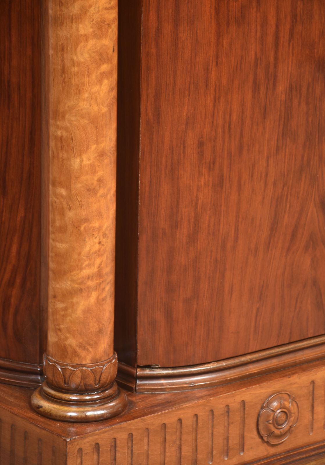 Magnificent Antique Four Door Mahogany Wardrobe photo 6780.0