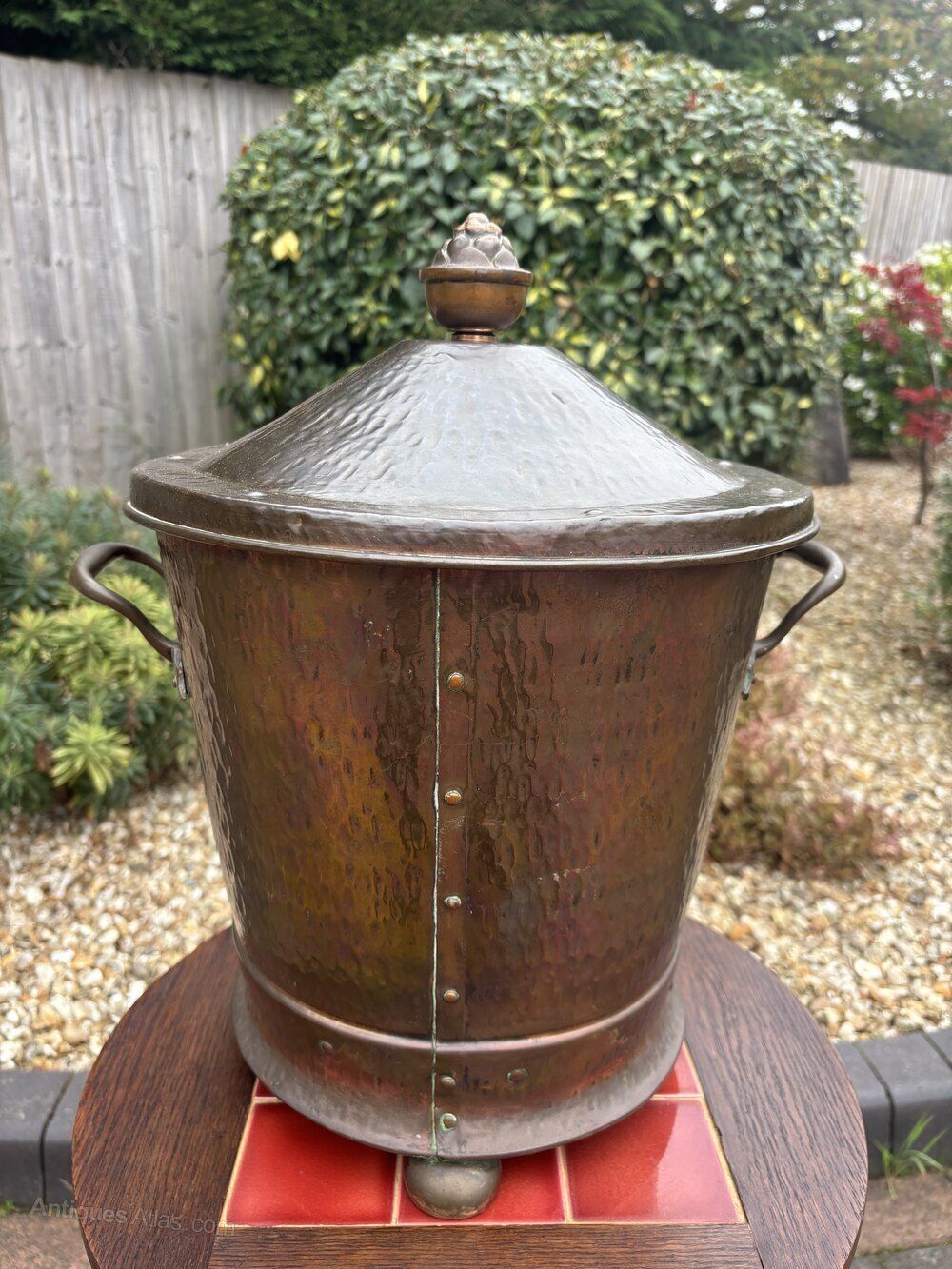Arts & Crafts Coal Bucket, 1910s