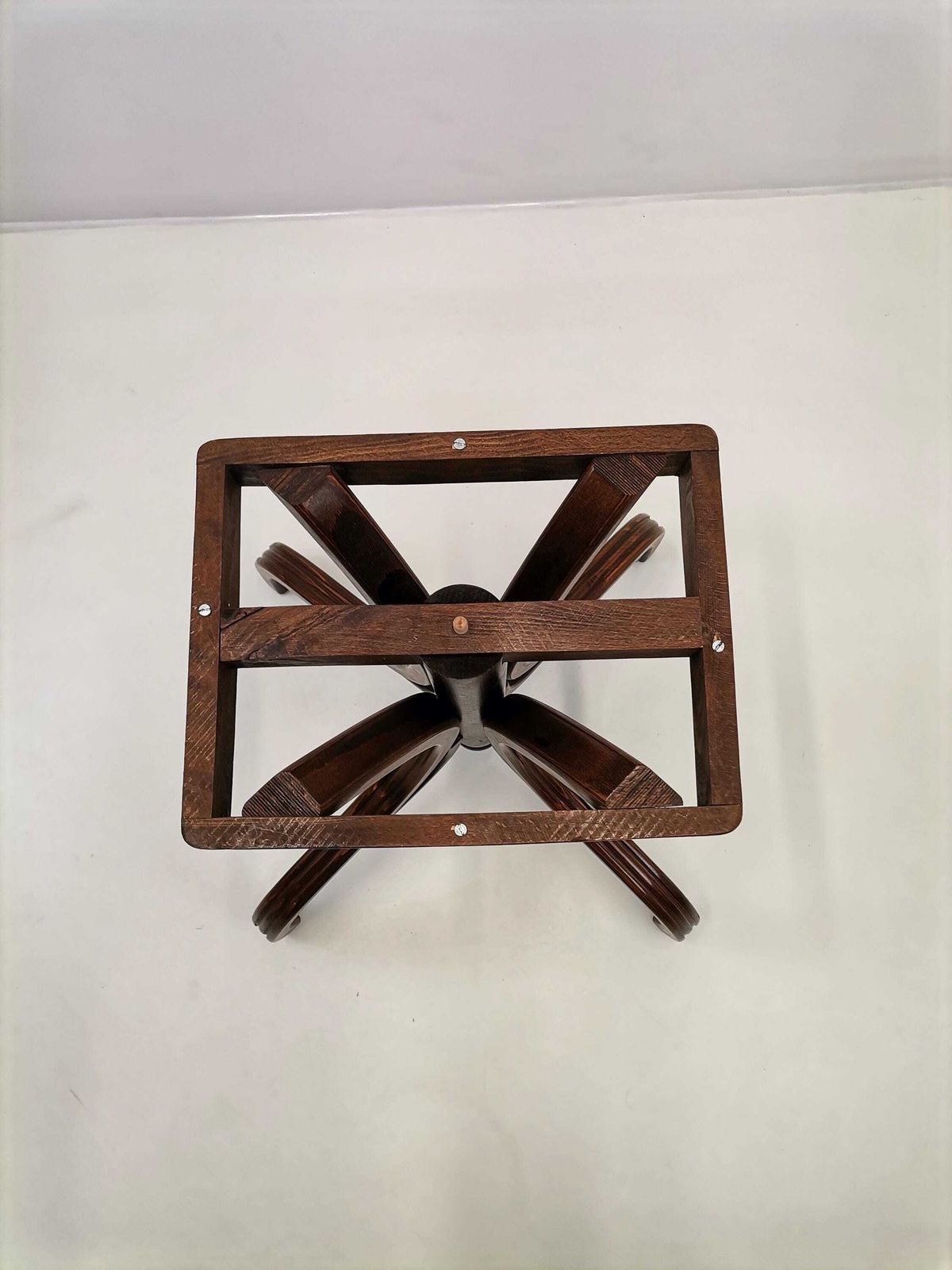 Vintage Dining Table With Cane Top: Attributed To Thonet Mundus, 60s Yugoslavia photo vintage