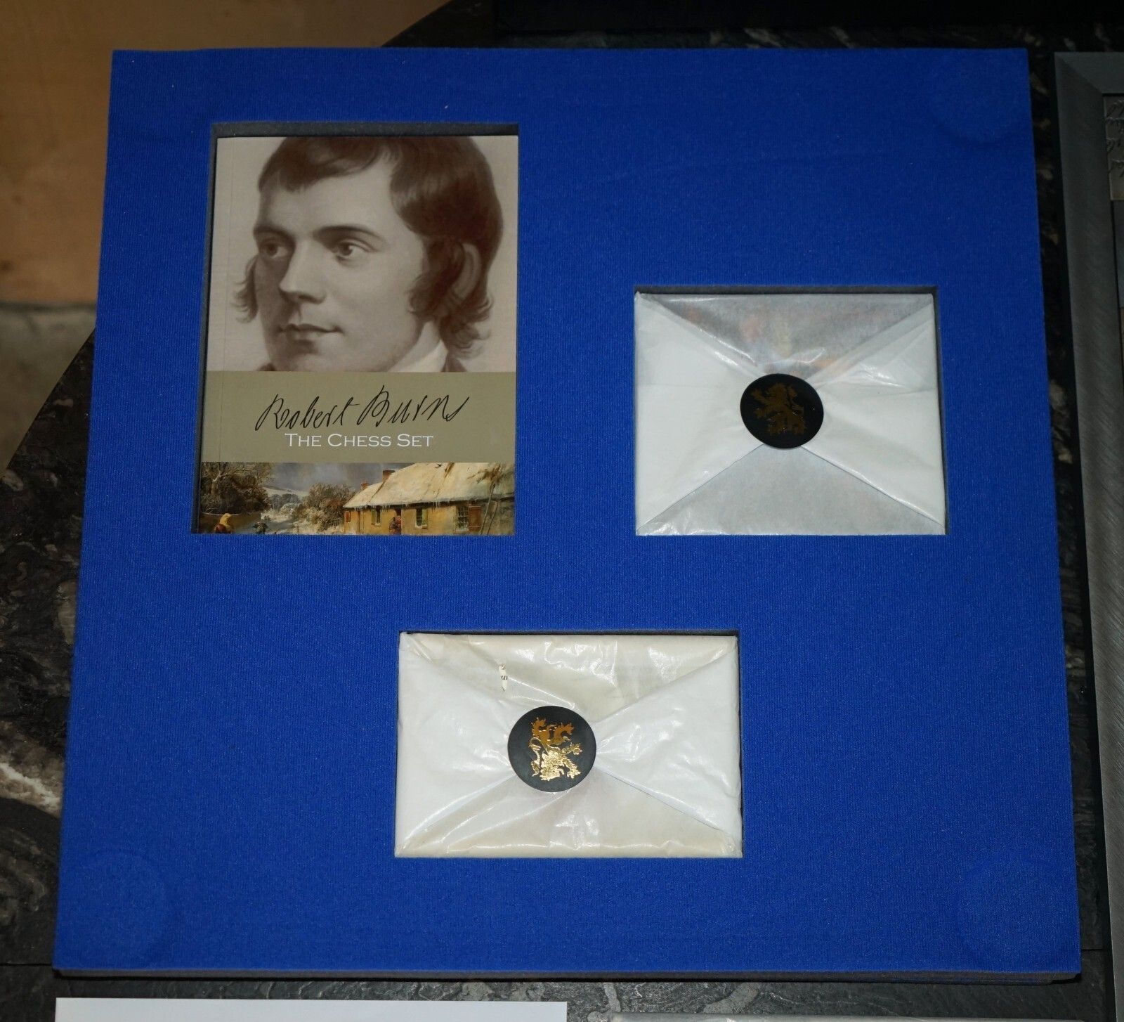 Home Decor New In The Box Ltd Edition 18/500 Robert Burns Scottish Chess Set photo