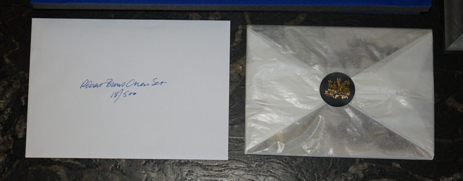 7500.0 New In The Box Ltd Edition 18/500 Robert Burns Scottish Chess Set photo