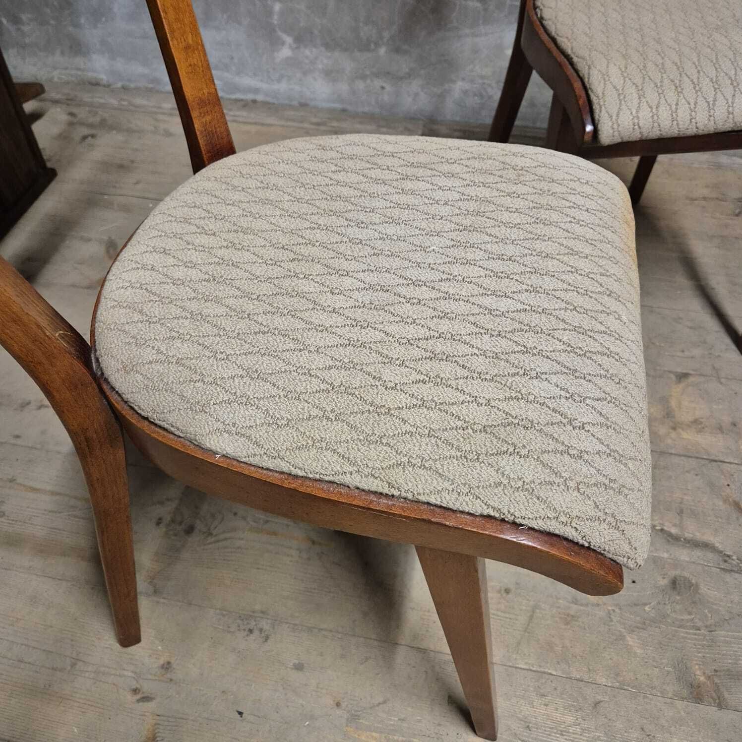 Set Of 4 Mid Century Dining Chairs, Czechoslovakia, 1960s photo vintage