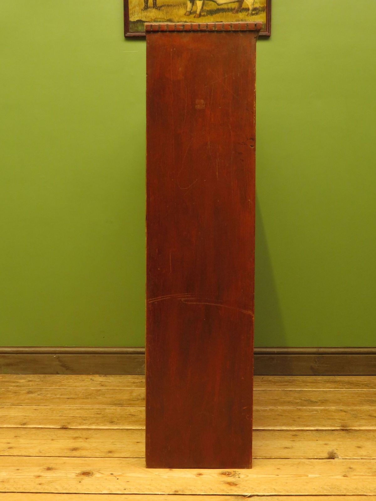 photo furniture Rustic Red Pine Shelf Unit, 1900s