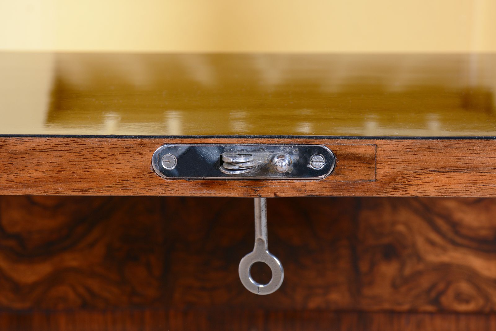 photo furniture Restored Art Deco Serving Trolley, Walnut, Repolished, Czech, 1920s
