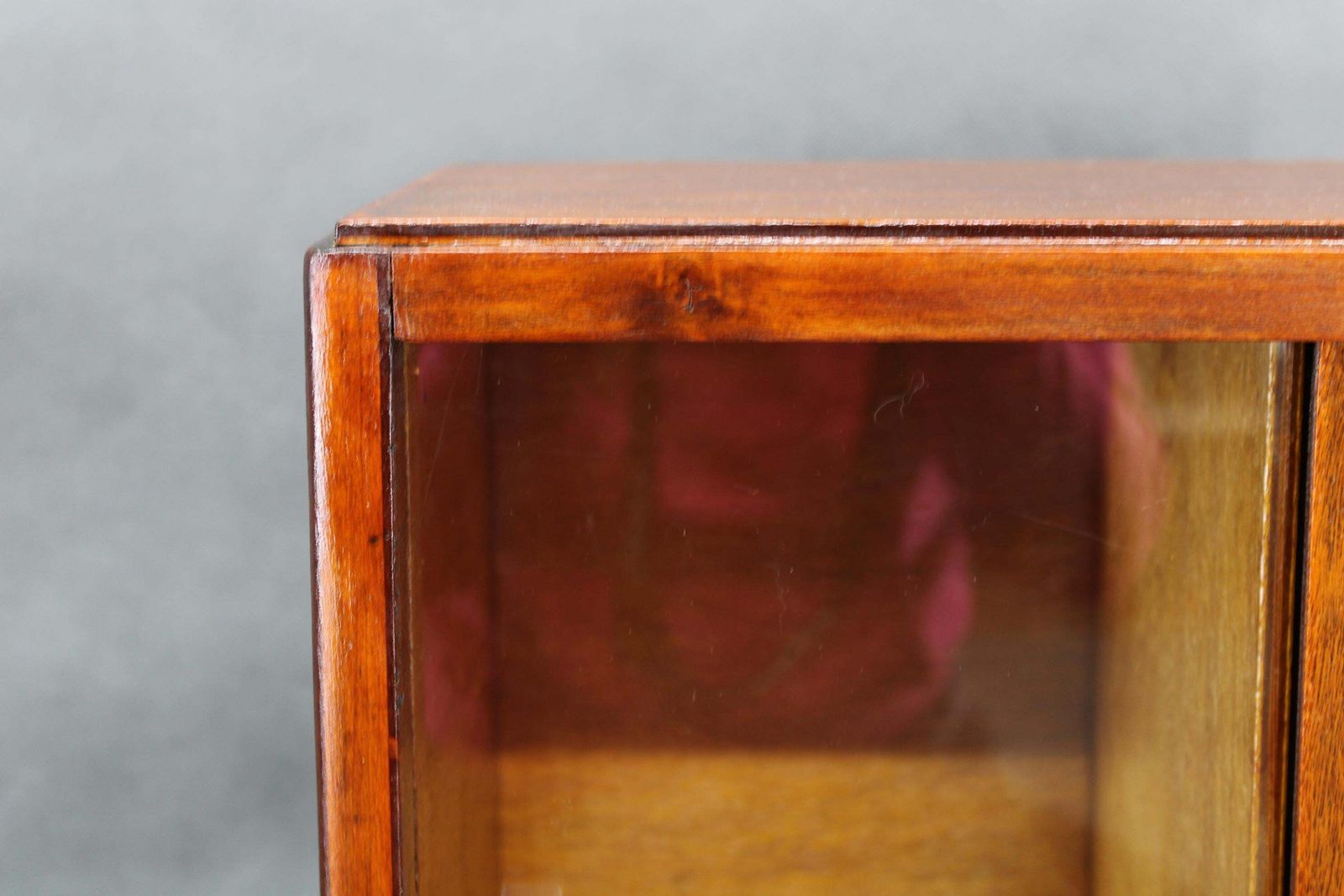 Art Deco Sliding Door Display Cabinet, Czechoslovakia, 1940s photo buy