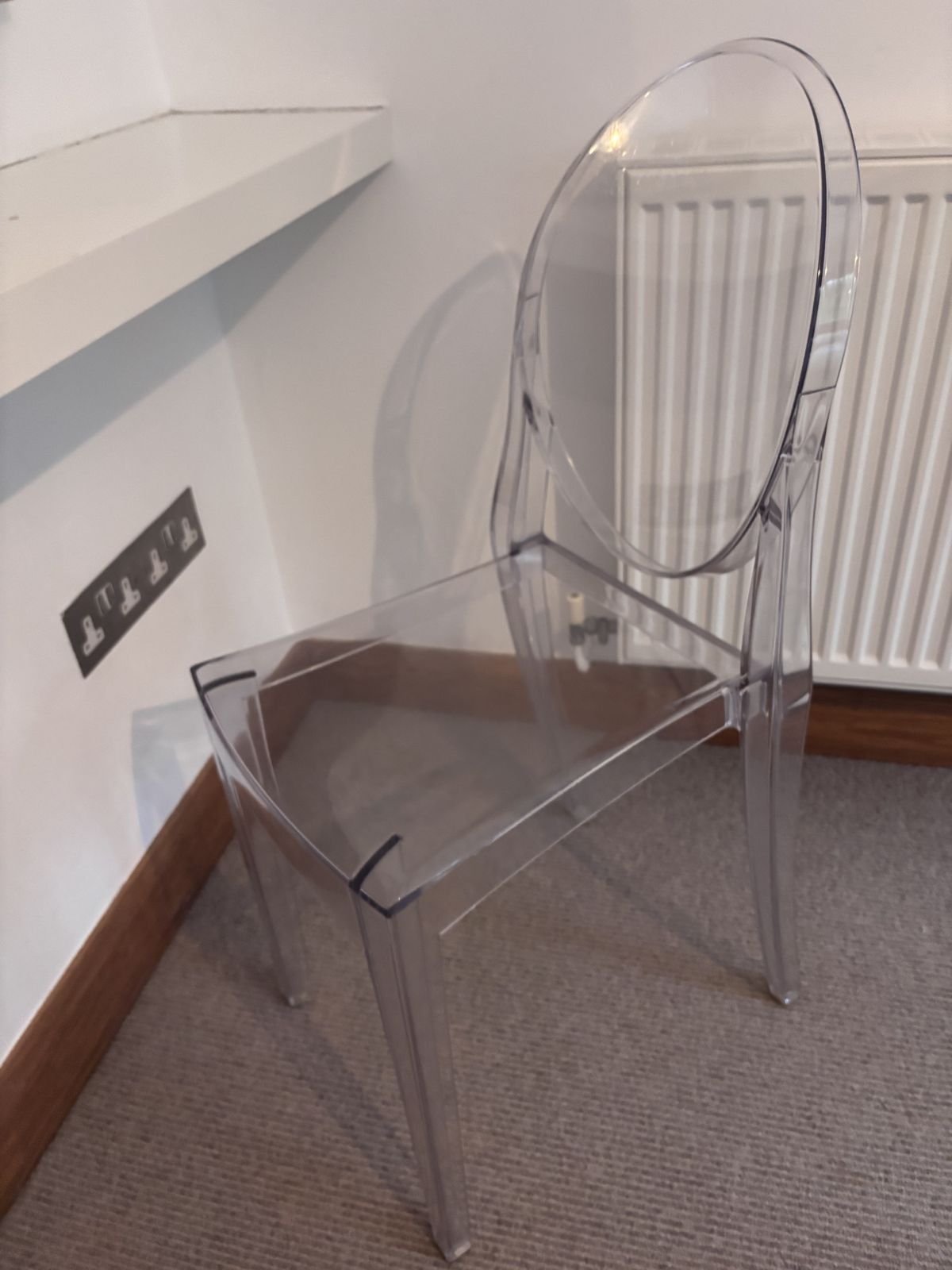 Kartell Victoria Ghost Dining Table/Dressing Tabke Chair Rrp£194+ photo for sale