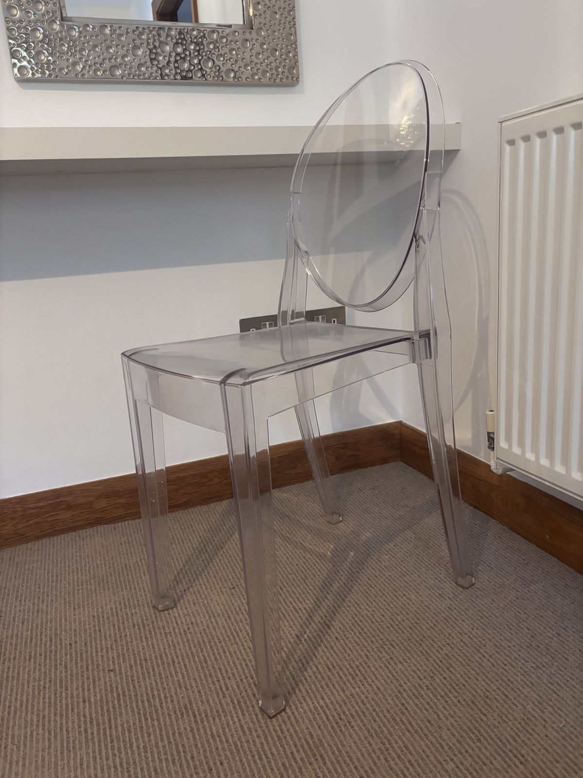 Kartell Victoria Ghost Dining Table/Dressing Tabke Chair Rrp£194+ photo 100.0