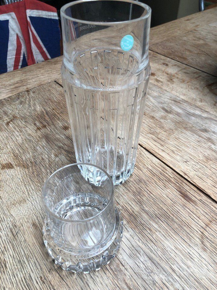 Tiffany & Co Crystal Water Wine Carafe With Original Label Etched Artemis Grand Odyssey 2005/6. photo furniture