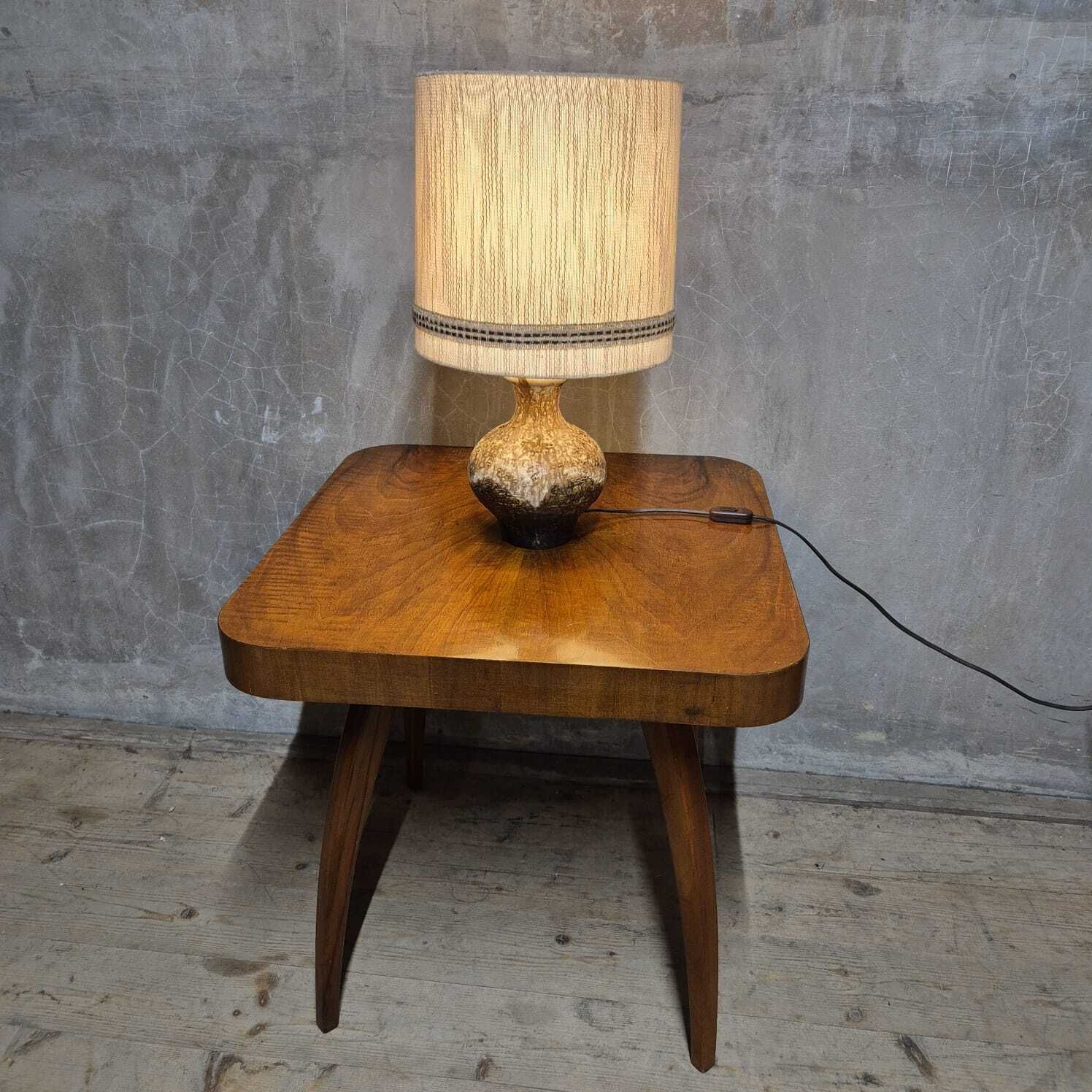 Mid Century Ceramic Table Lamp, Czechoslovakia, 1960s–1970s photo for sale