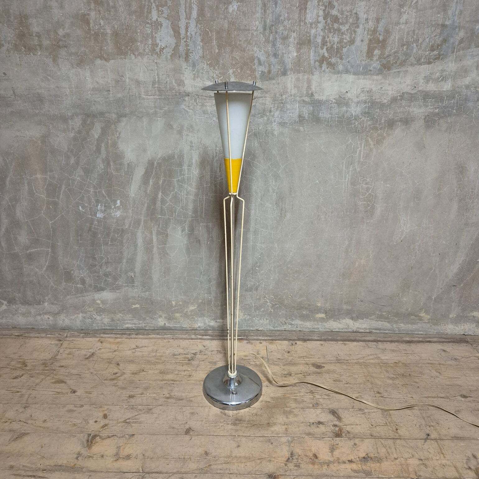 Mid Century Floor Lamp, In The Style Of Stilnovo, 1960s photo buy
