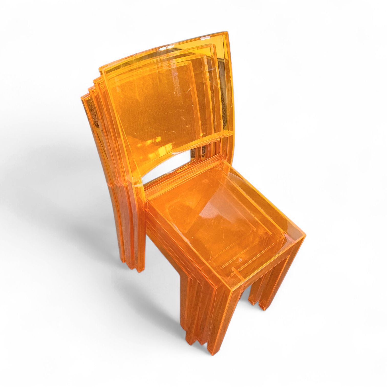 photo furniture 4 X La Marie Chairs / Philippe Starck / Kartell 2001