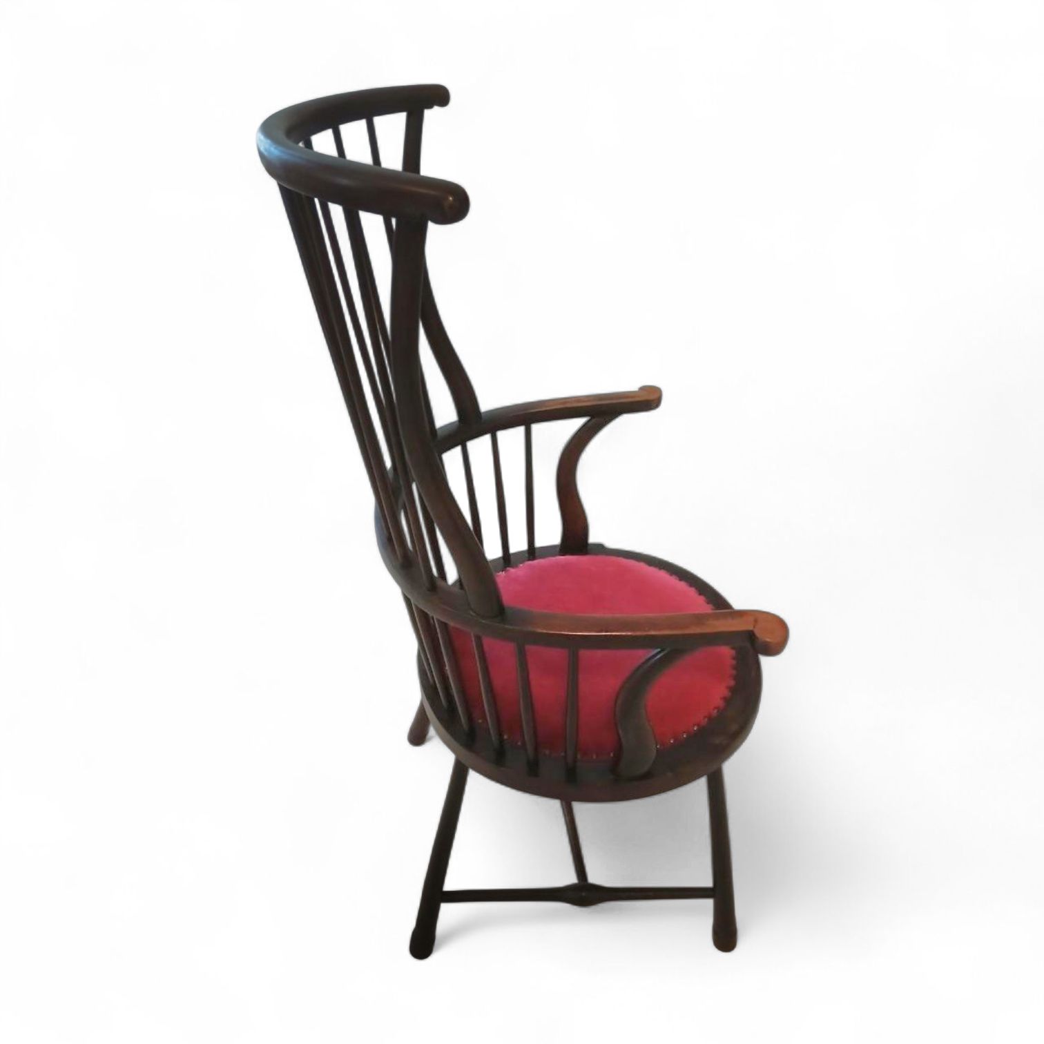 Arts & Crafts Windsor Chair By Liberty & Co. photo for sale
