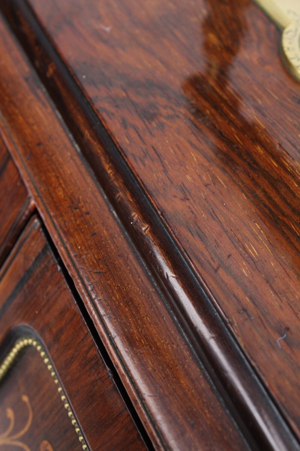 Victorian Inlaid Rosewood Metamorphic Coal Scuttle photo vintage