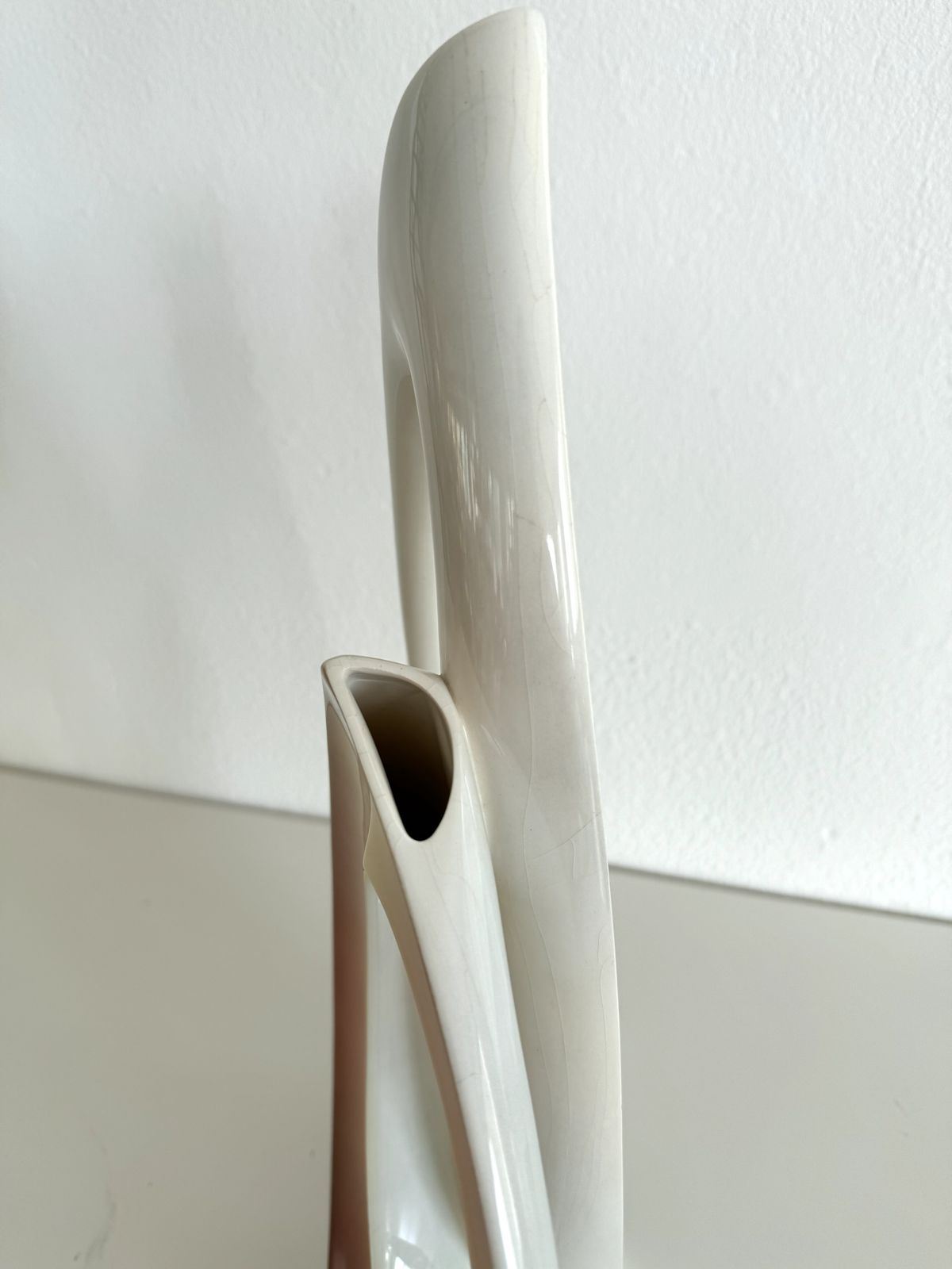 Italian Midcentury Sculptural Ceramic Vase By Vibi Torino, 1950s photo Home Decor