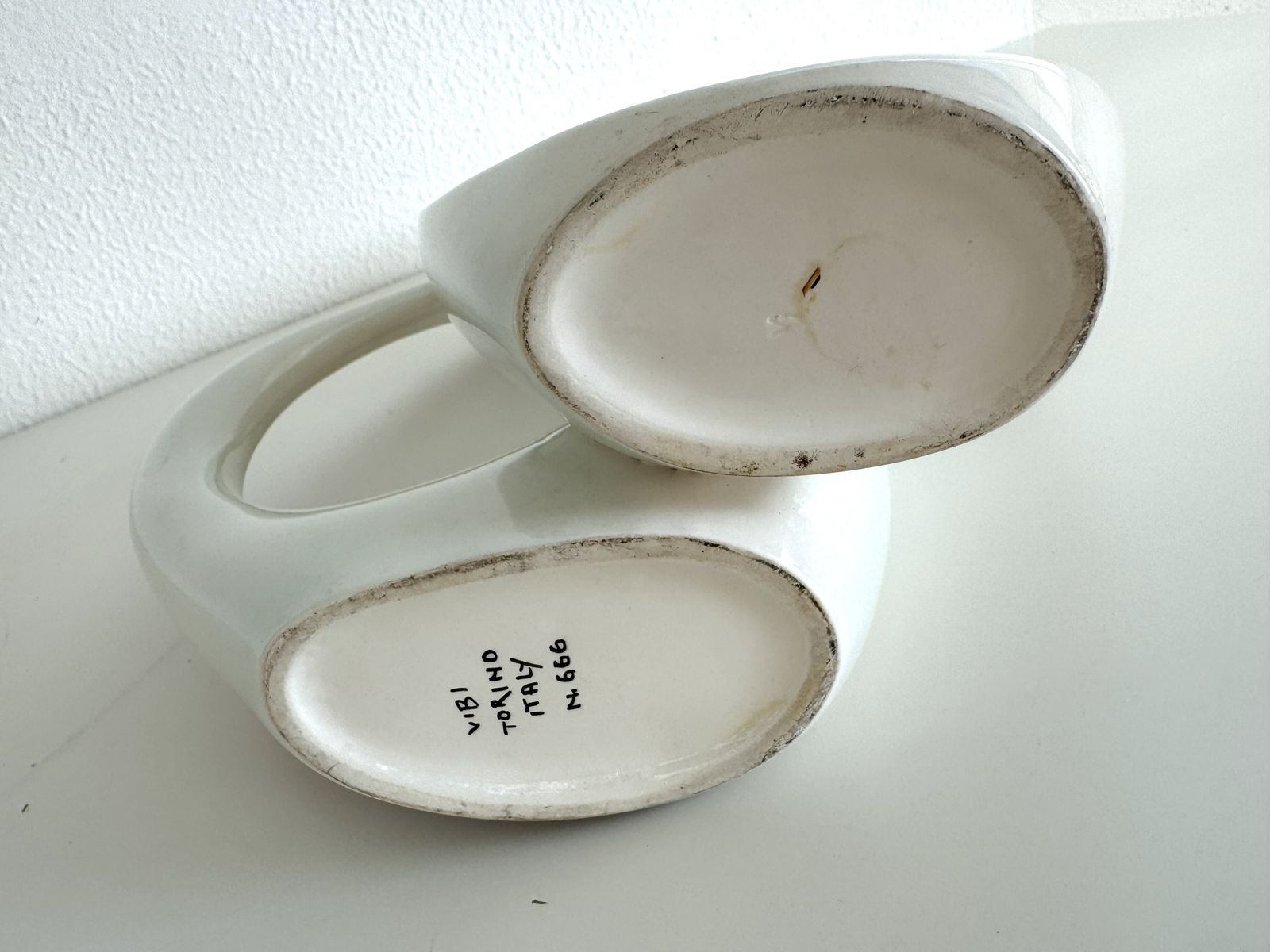 Italian Midcentury Sculptural Ceramic Vase By Vibi Torino, 1950s photo 1099.0
