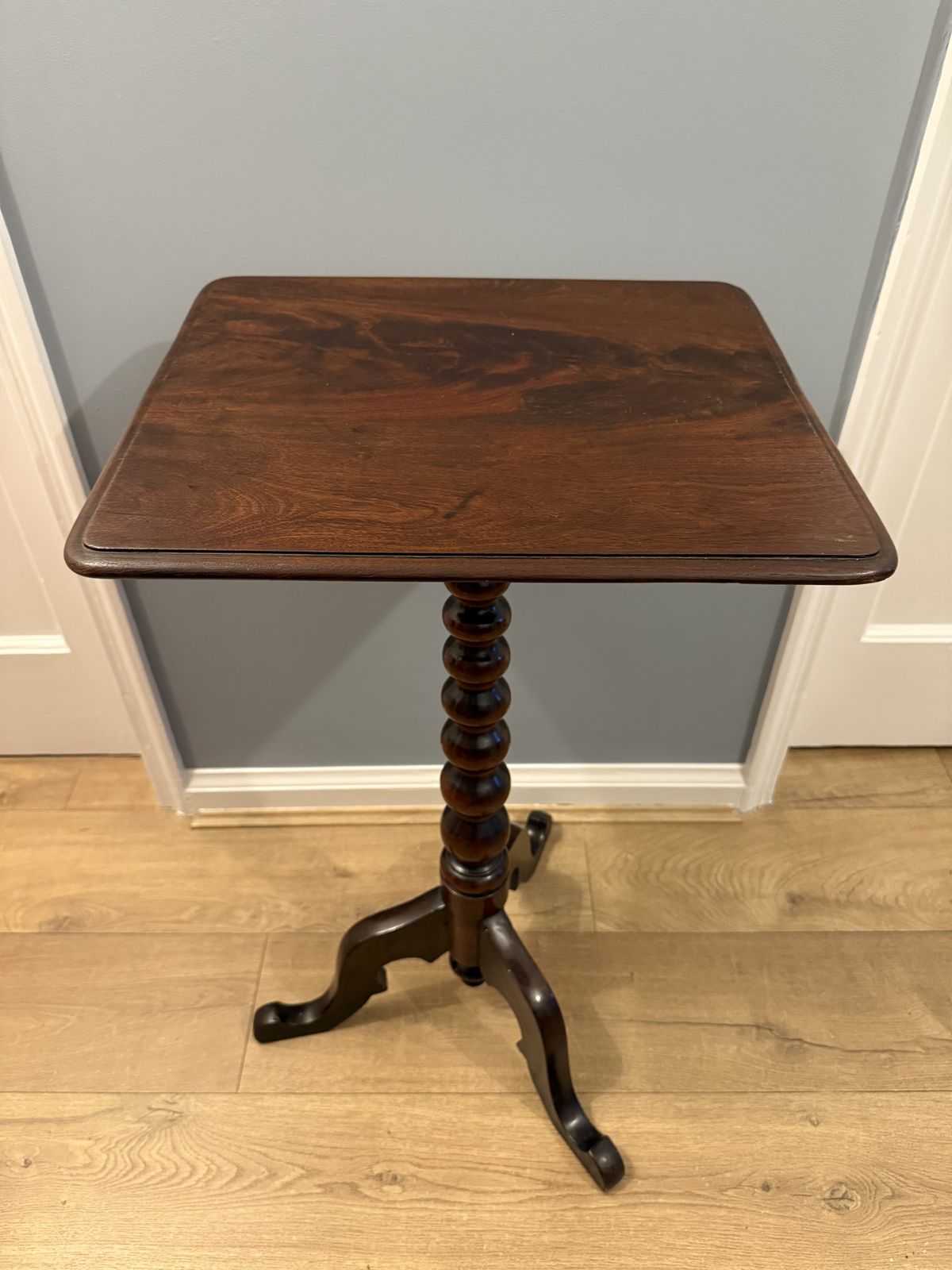Victorian Mahogany Bobbin Tripod Table photo buy