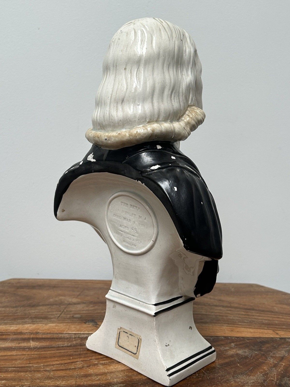 Enoch Wood Staffordshire Pearlware Bust Of Rev John Wesley, 30cm photo for sale