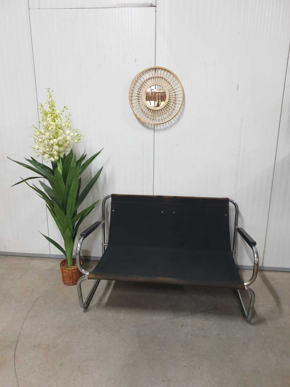Two Seater Tubular Lounge Piece, 1970s, Czechoslovakia
