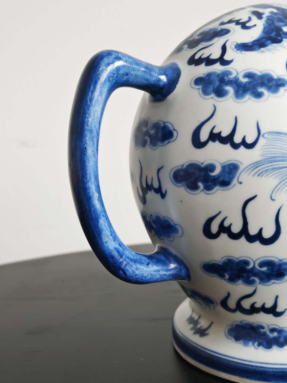 Antique Blue And White Porcelain "Cadogan" Teapot, Guangxu Period, China 19th C. photo buy