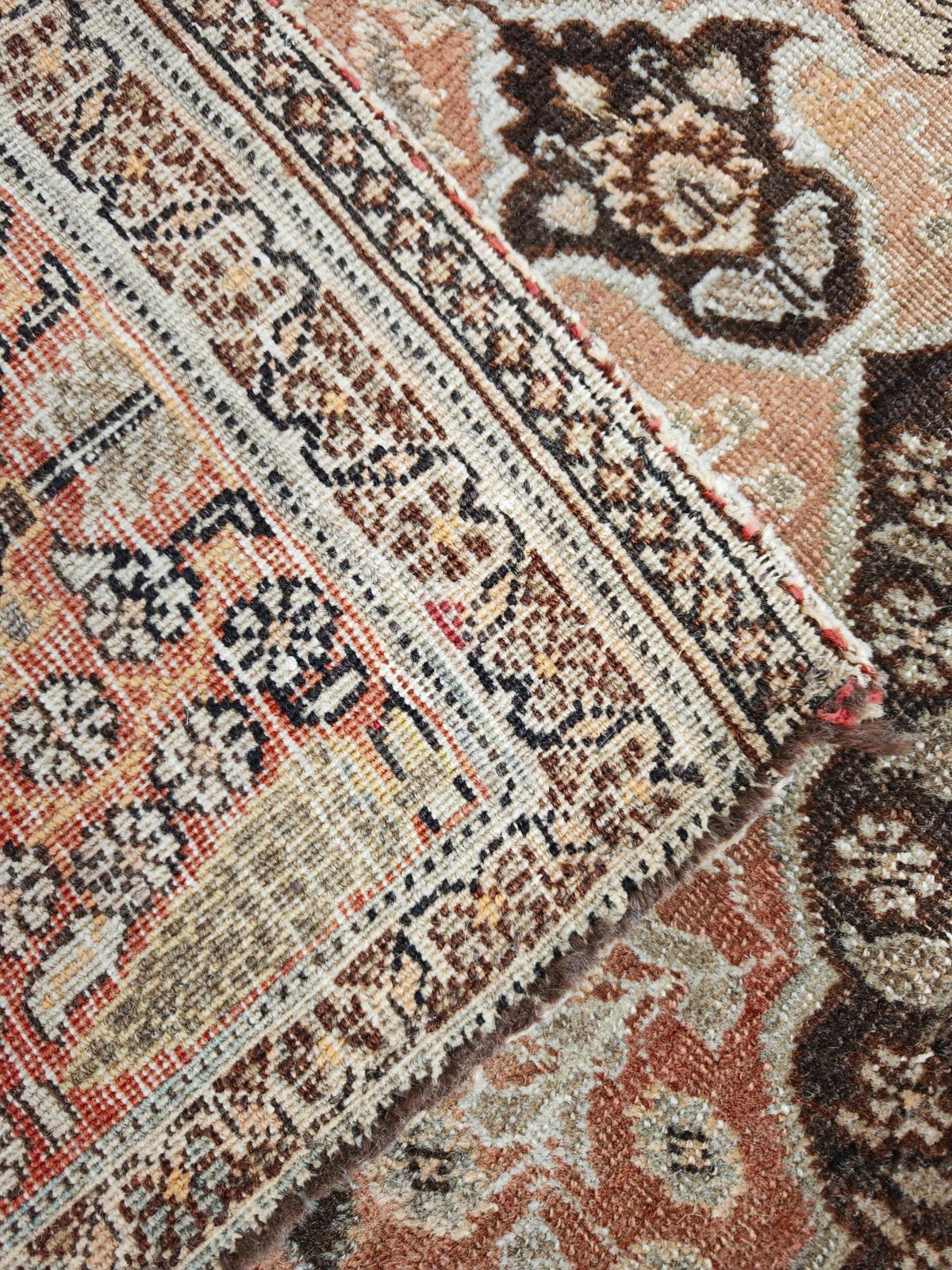 Antique Tabriz Rug In Superb Tones, 100% Wool, West Asia 1920s photo vinterior