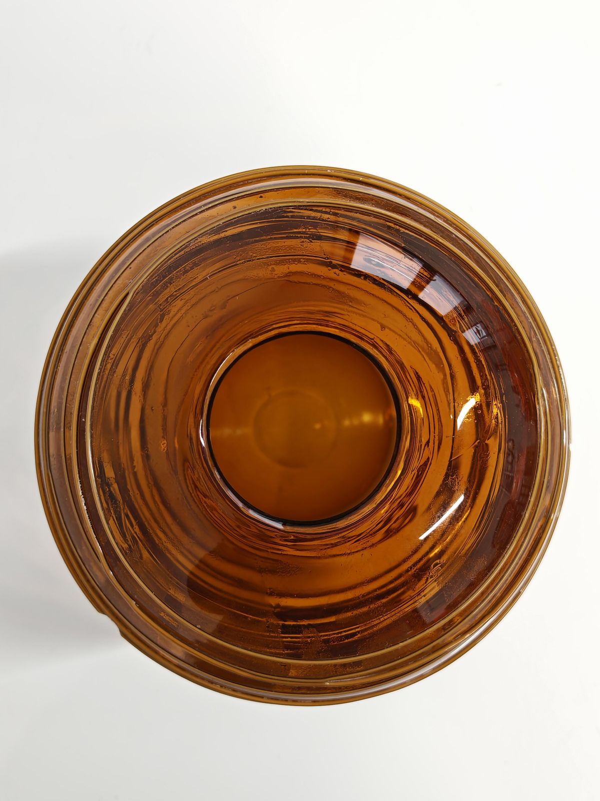 Mid Century Murano Glass Vase In Amber Glass By Fulvio Bianconi For Venini photo vinterior