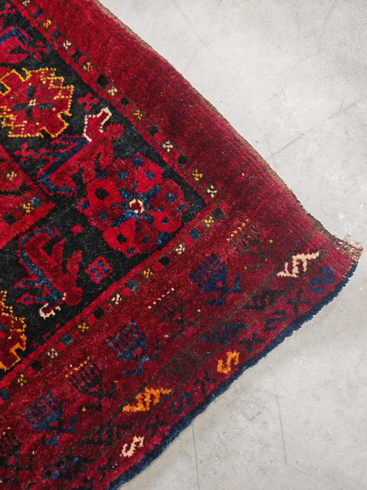 Antique Bashiri Chuval Or Storage Bag In Thick And Soft Wool Pile, Natural Dyes photo vinterior