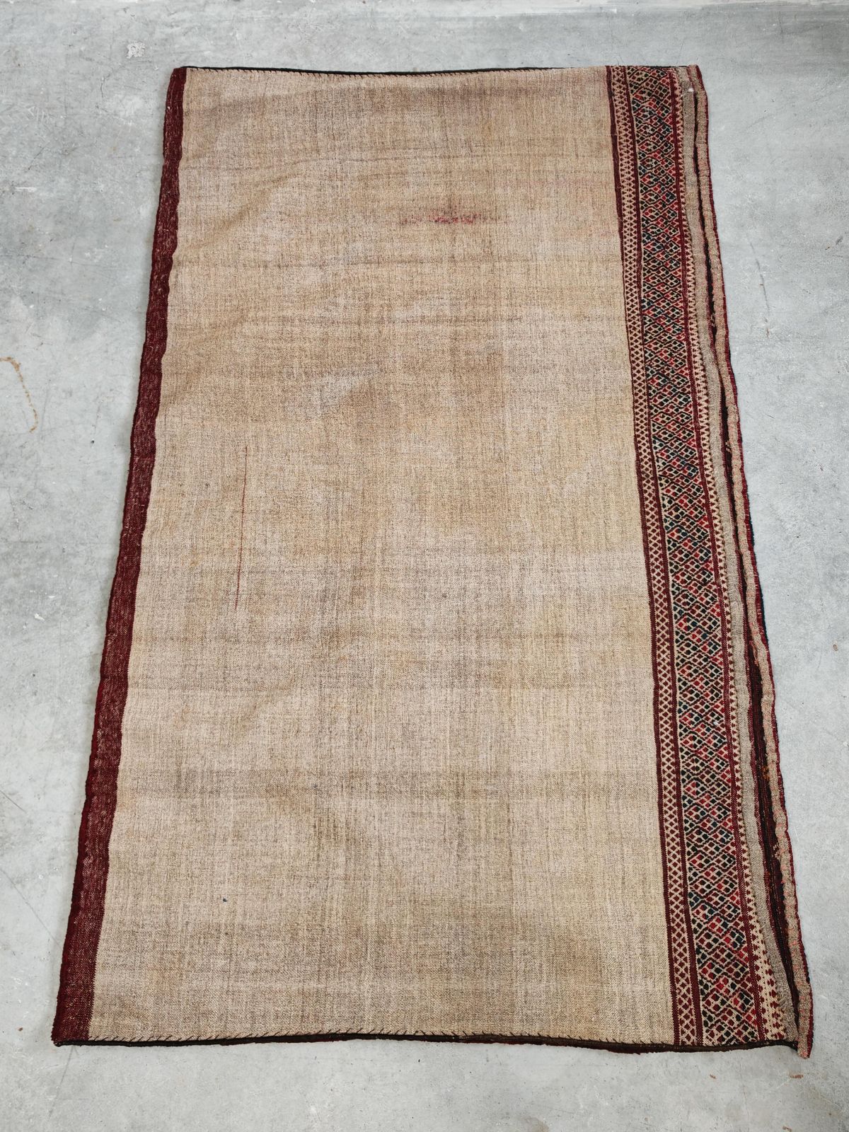 photo furniture Antique Bashiri Chuval Or Storage Bag In Thick And Soft Wool Pile, Natural Dyes