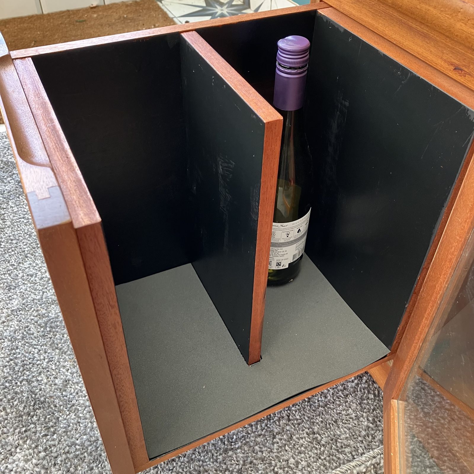 A Mid Century Teak Nathan Squares Drinks Cabinet Made By Parker Knoll photo furniture