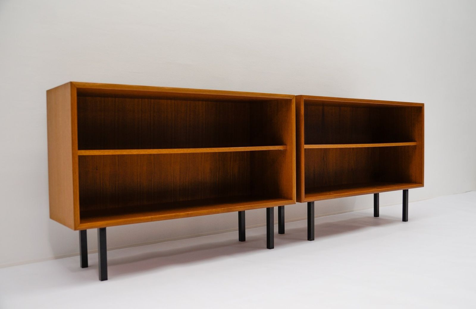 Danish Teak Bookshelves, 1960s, Set Of 2 photo vinterior