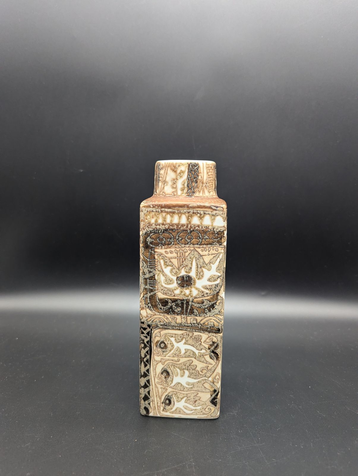 Home Decor Royal Copenhagen Baca Faience Vase — Nils Thorsson — Shape 719/3257 — C.1967–69 photo