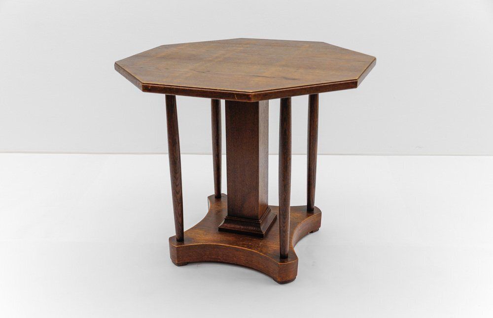 Art Deco Wooden Table, Germany, 1940s