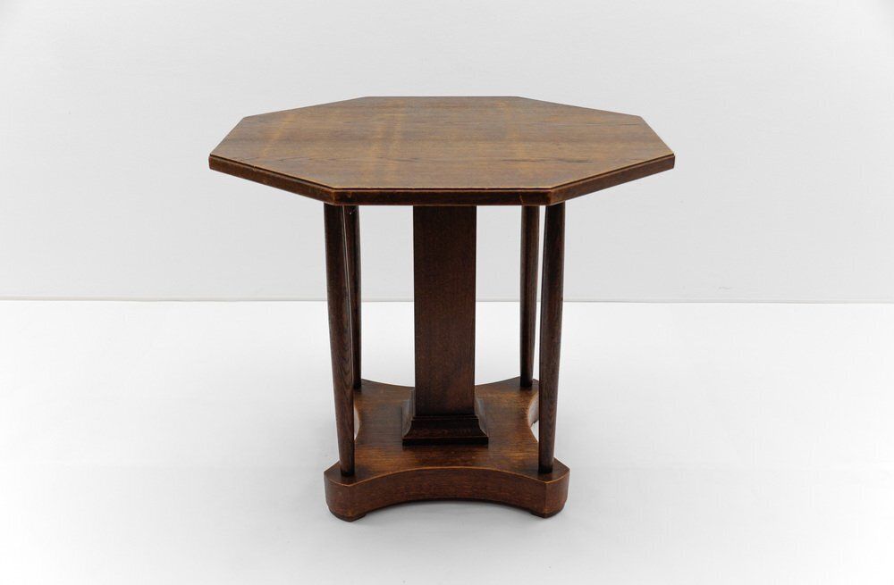 Art Deco Wooden Table, Germany, 1940s photo Furniture