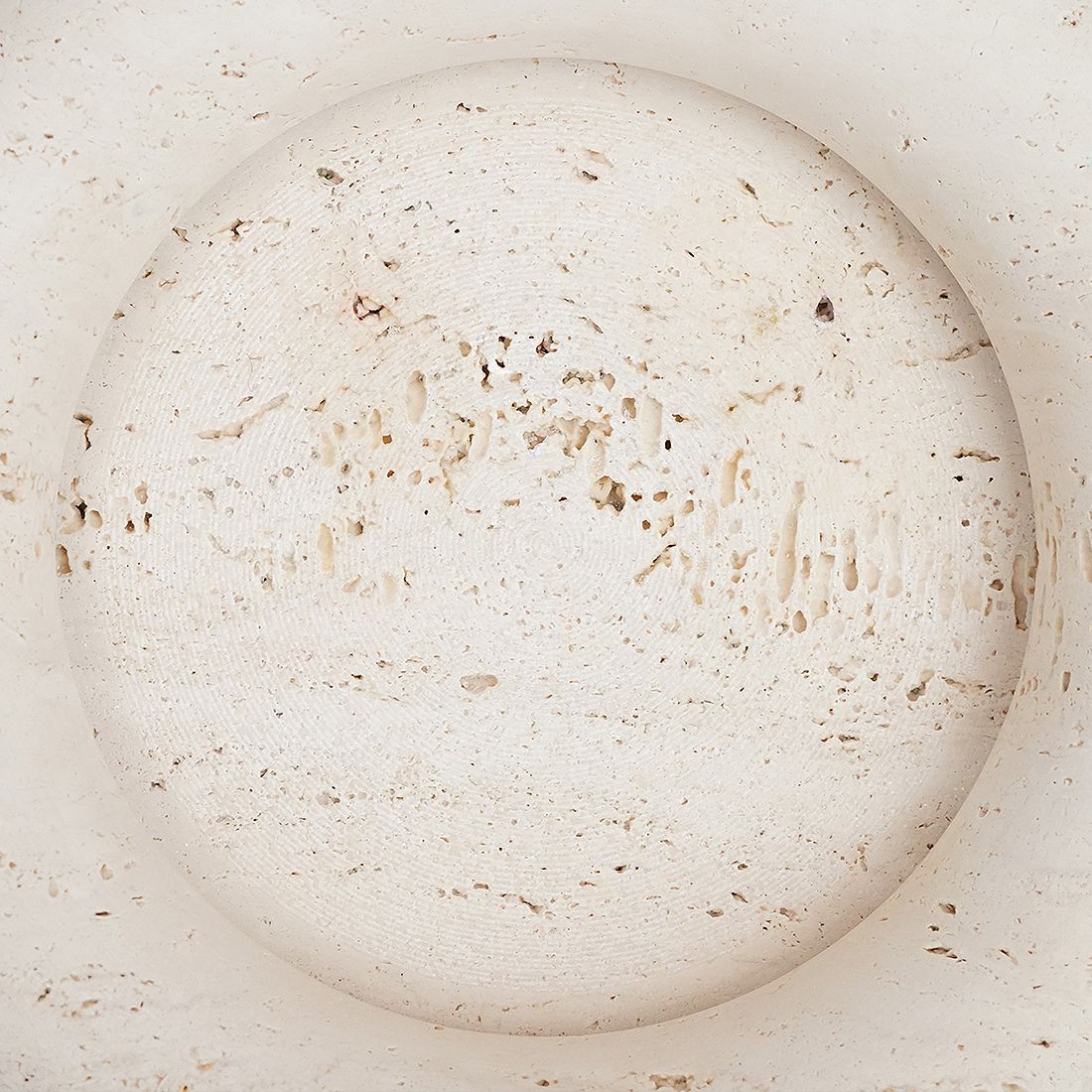 “Voltero” Travertine Bowl By Pier Alessandro Giusti And Egidio Di Rosa For Up & Up, 1970s photo buy