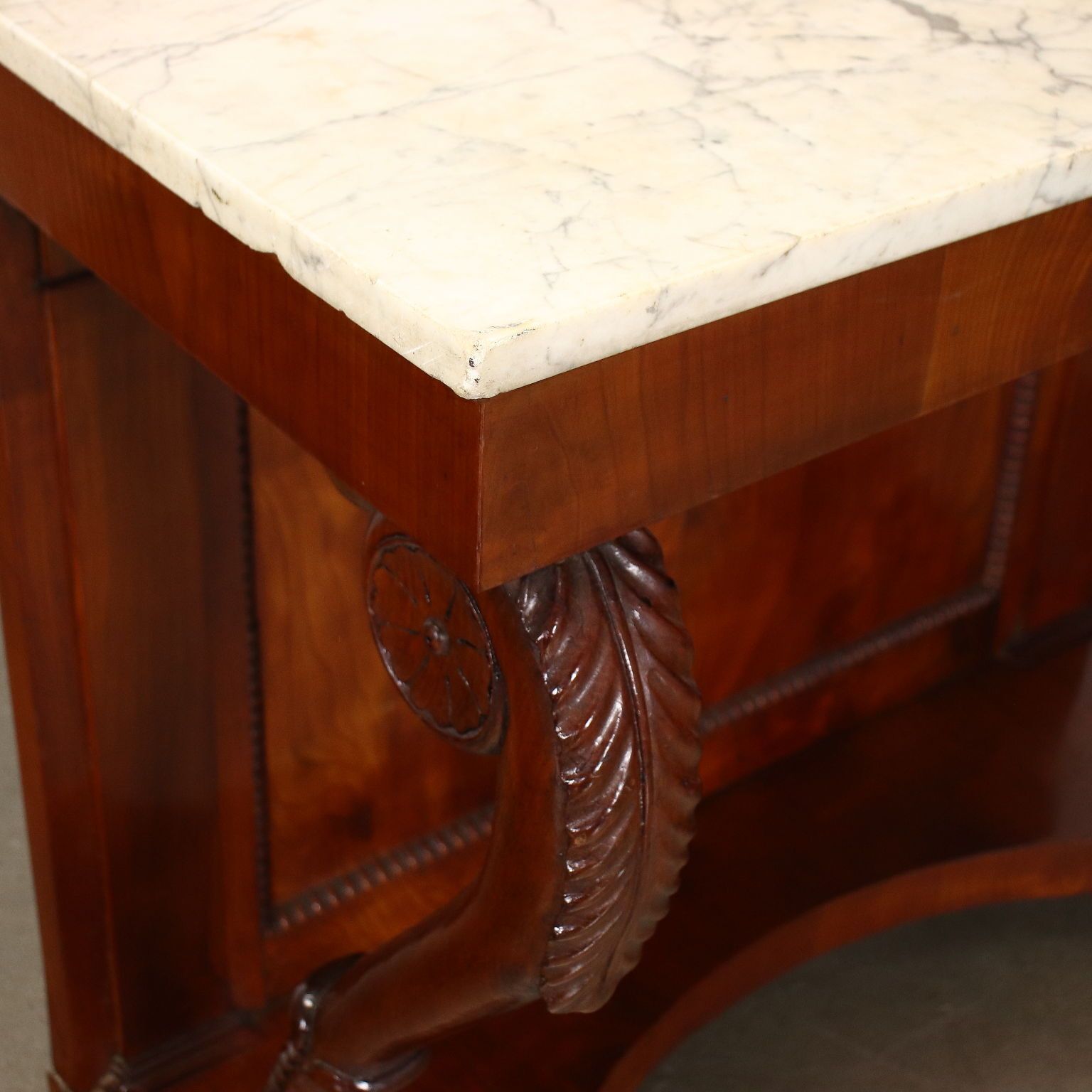 Restoration Console Cherrywood Italy XIX Century photo 570.0