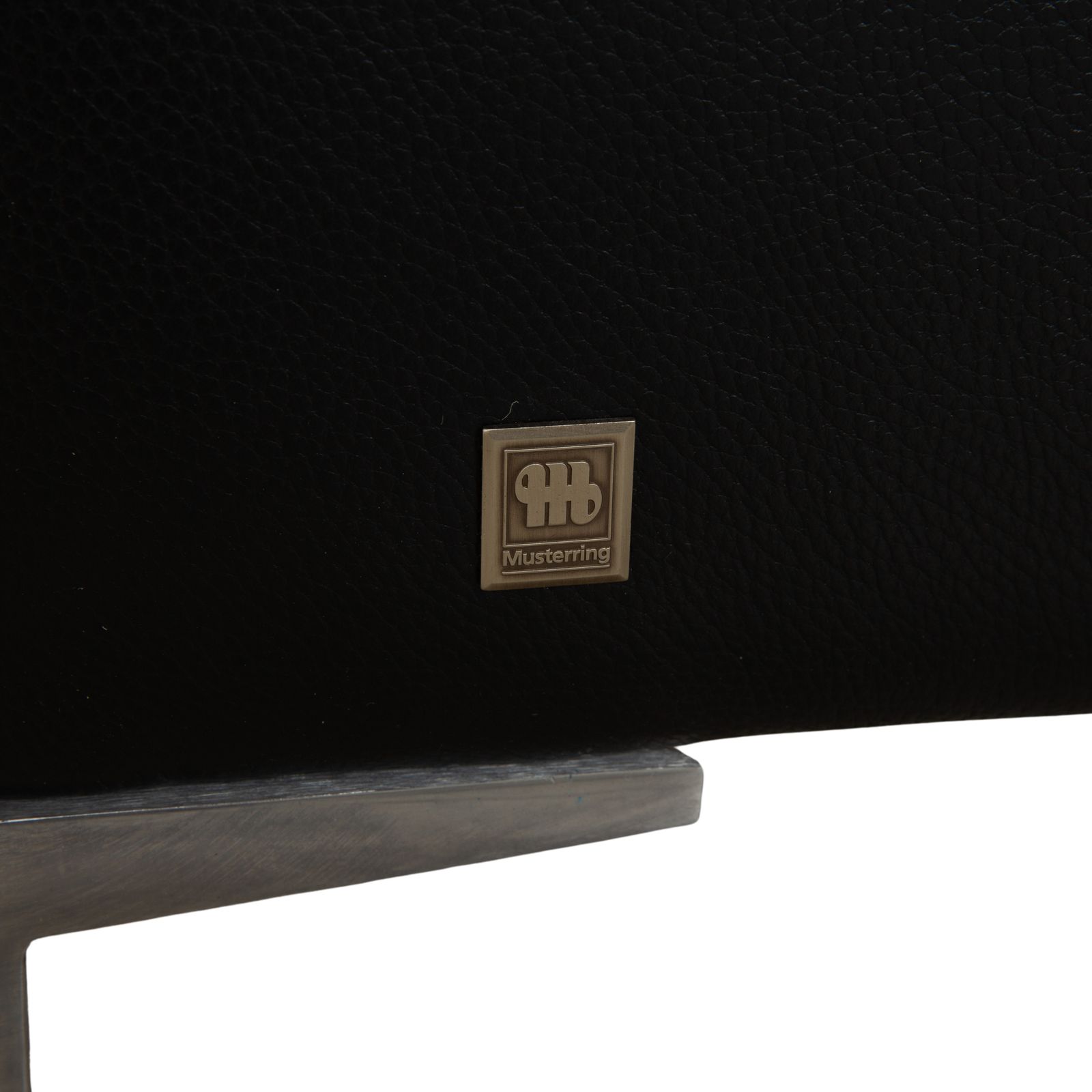 photo furniture Canapé 2 places Musterring MR 2875 en cuir noir