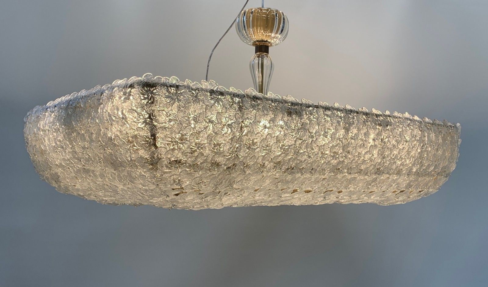Chandelier Created By Enrico Neri&C.Snc With Murano Flowers Made In Italy photo buy