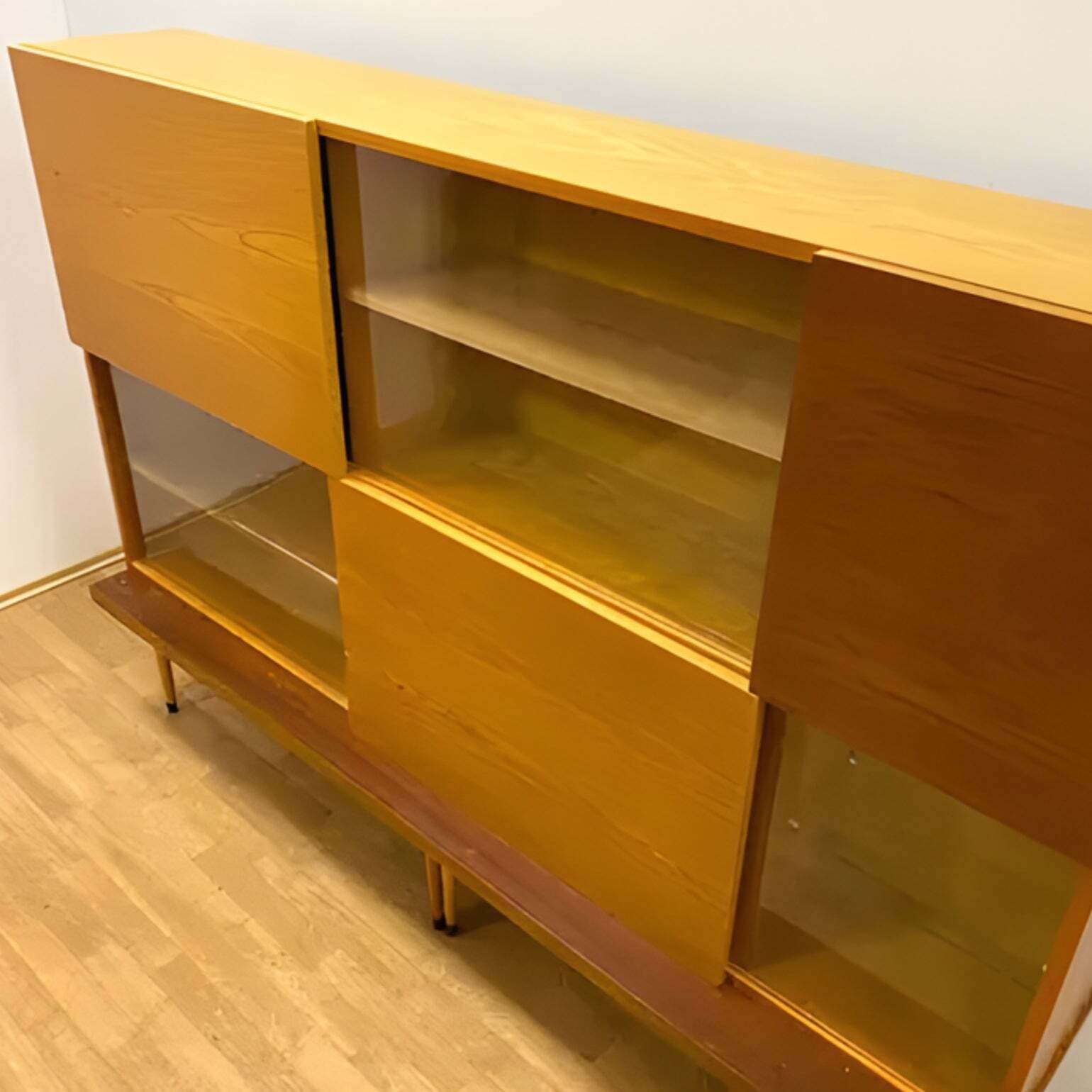 Retro Cabinet / Bookcase, Brussels Style, 1960s photo buy