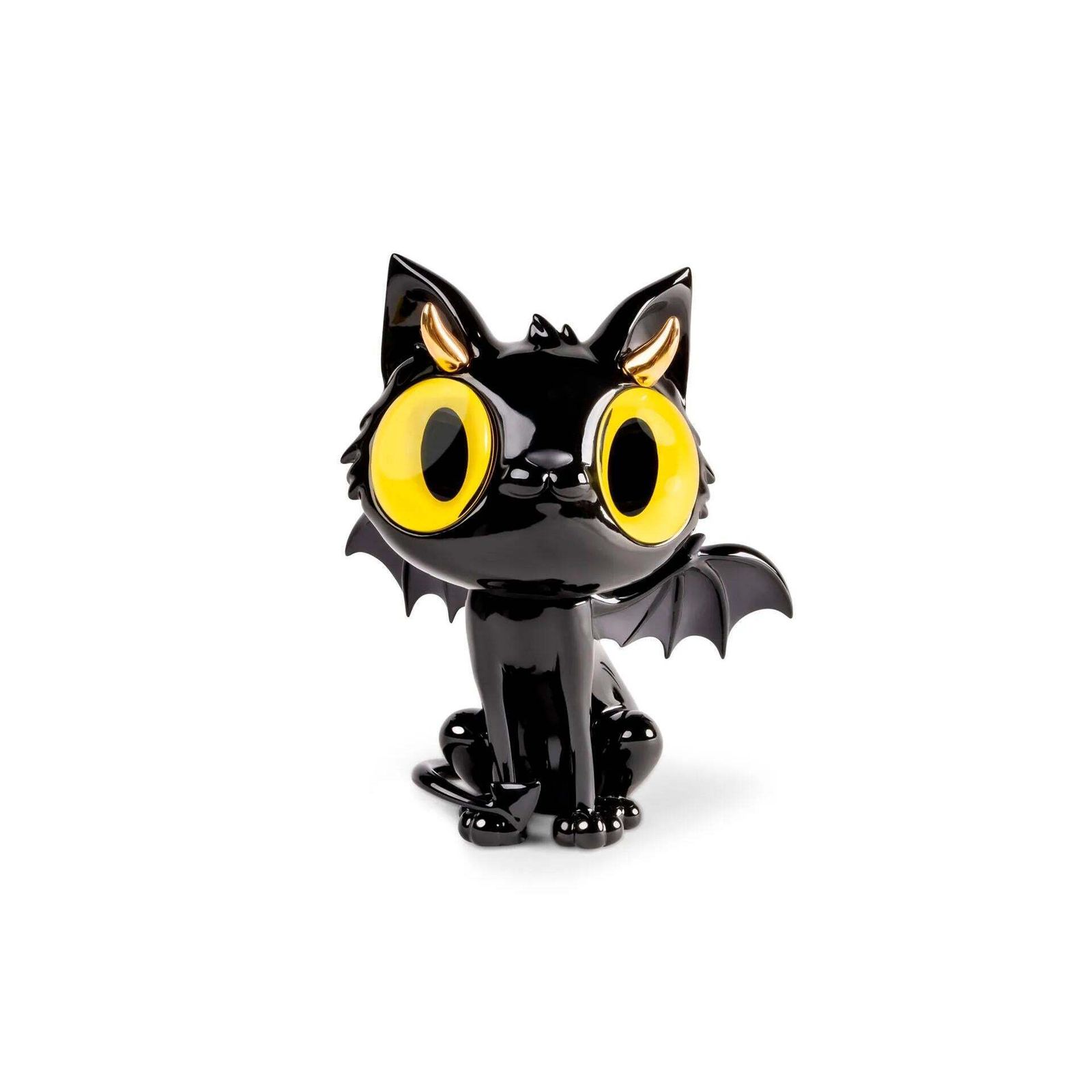 Javier Calleja Devil Cat Sculpture, Designed By Javier Calleja And Lladro. 21st Century