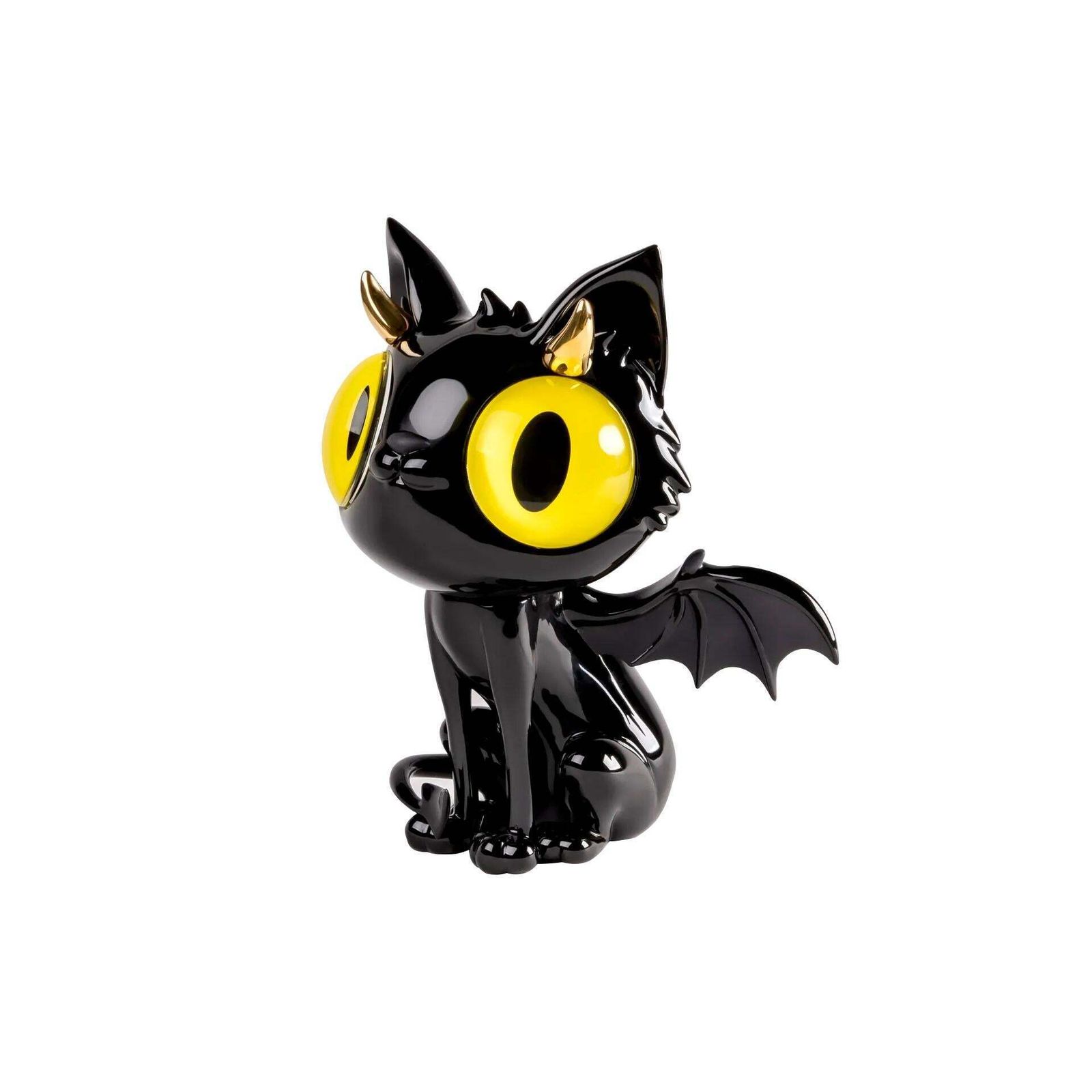 Javier Calleja Devil Cat Sculpture, Designed By Javier Calleja And Lladro. 21st Century photo furniture