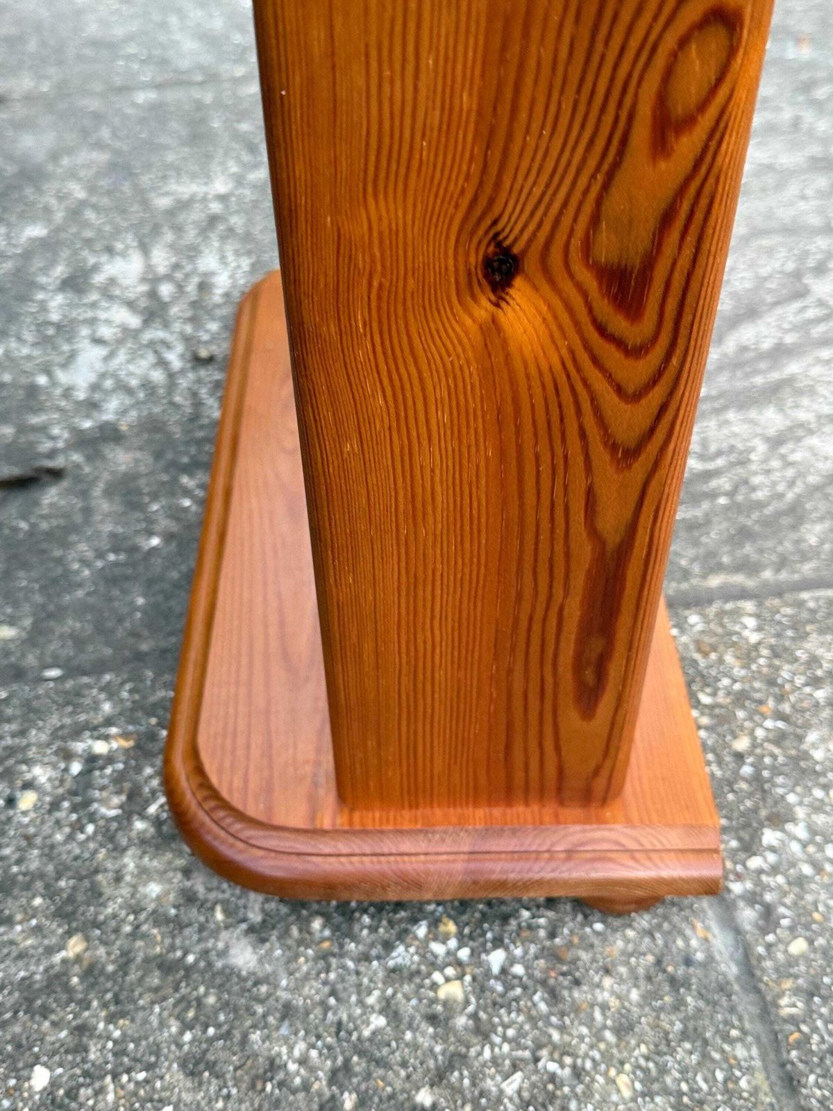 195.0 Vintage Westminster Pine Cheval Dressing Mirror Free Standing Rustic Farmhouse Natural Wood photo