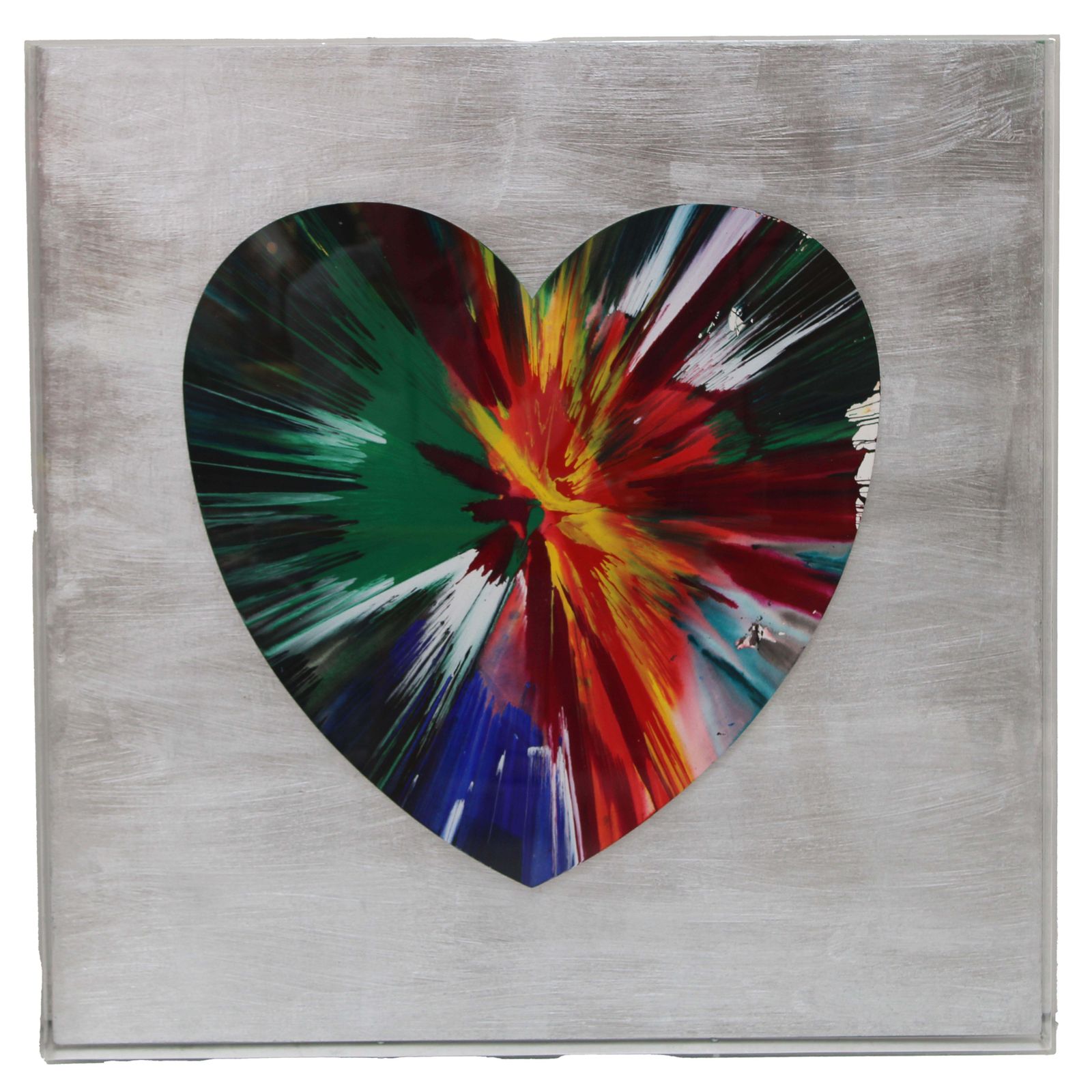 Damien Hirst Damien Hirst   Painting Heart Turn, 2009 2009 photo furniture