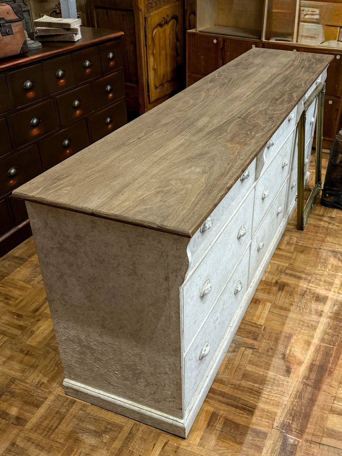 Large French Haberdashery Chest Of Drawers photo Furniture