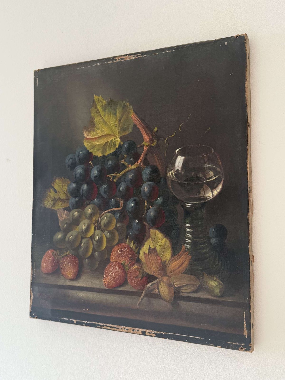 19th Century Still Life Oil Painting photo vinterior