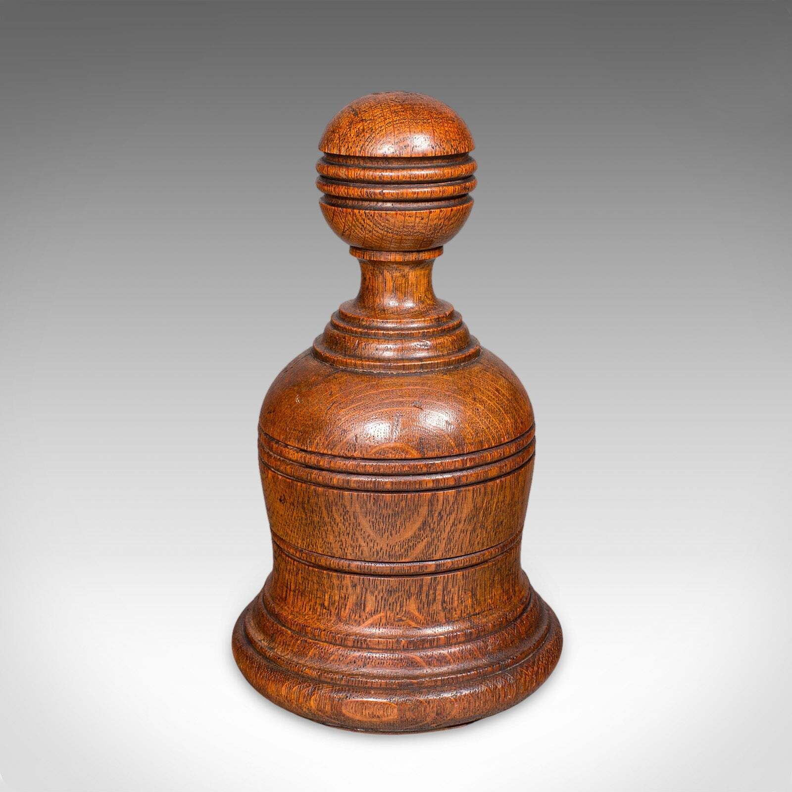 Antique Turned Doorstop, Scottish, Oak, Country House, Door Keeper, Victorian photo furniture